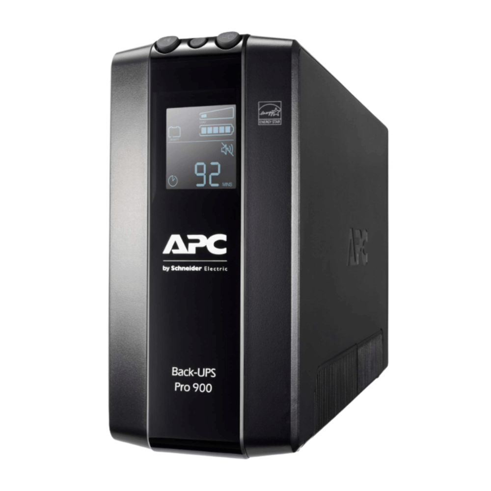 เครื่องสำรองไฟฟ้า APC 900VA 540 วัตต์ รุ่น BR900MI-3Y EASY UPS 3 ช่อง ป้องกัน ไฟตก ไฟเกิน